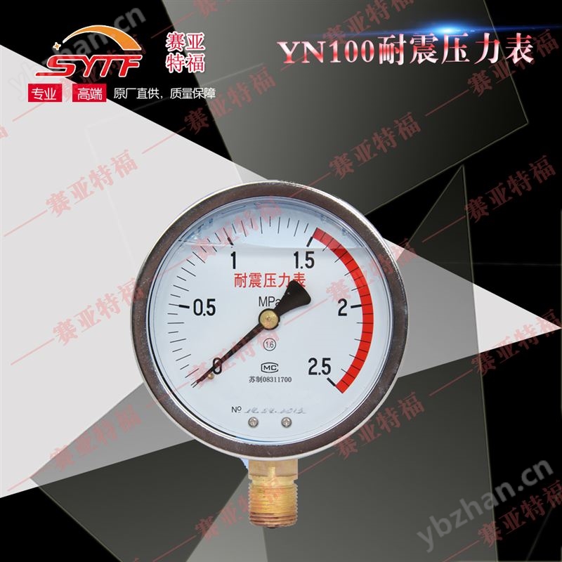 防震充油壓力表